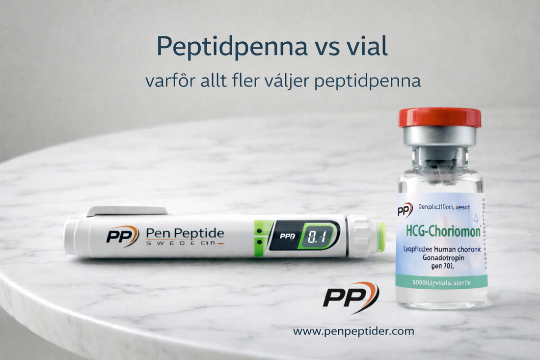 Peptidpenna eller vial – varför peptidpenna är det moderna valet