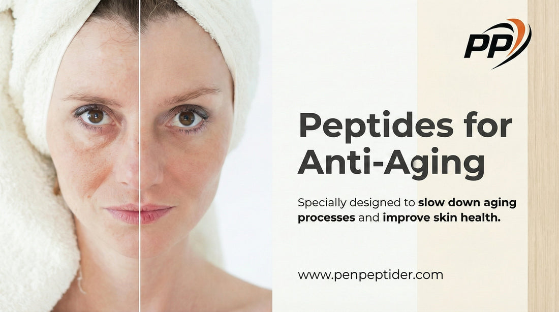 Anti-age peptider – paket med Epitalon, NAD+, GHK-Cu och 5-amino-1MQ