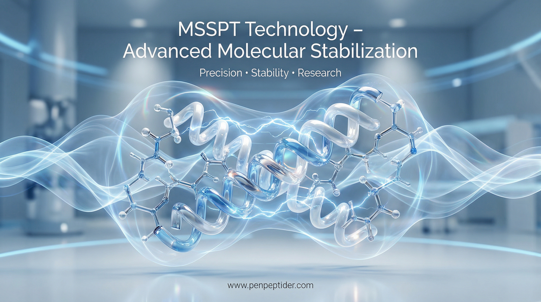 MSSPT-teknologi: Hur avancerad molekylär stabilisering förbättrar peptidforskning