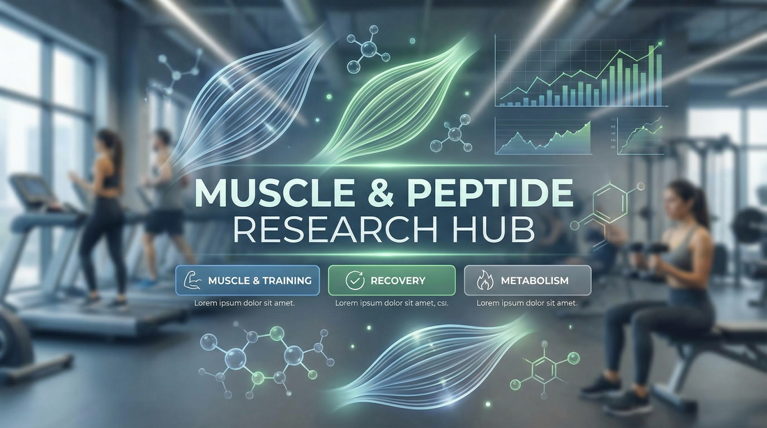 Peptider för muskeluppbyggnad – forskning, återhämtning och biologiska mekanismer