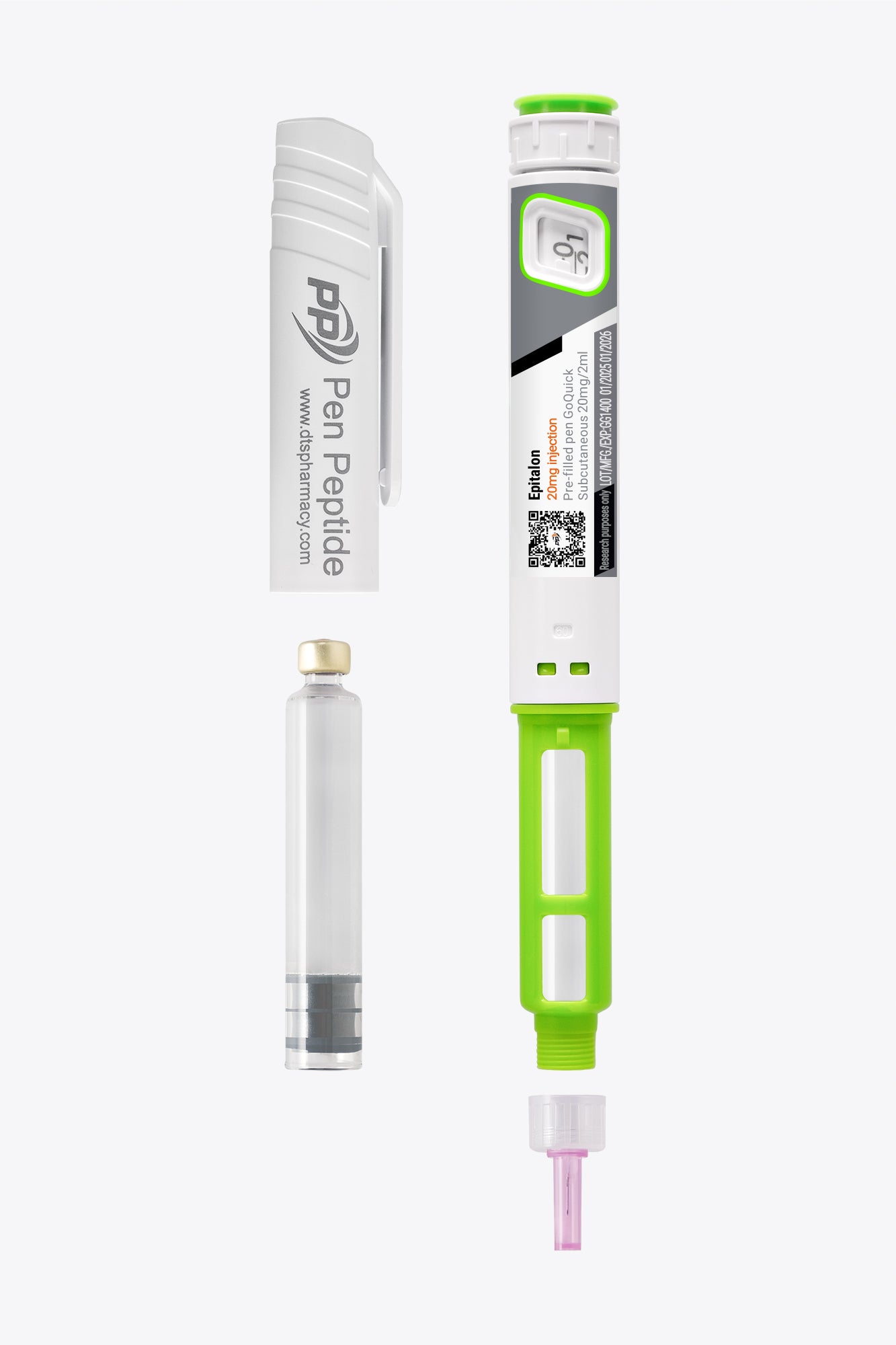 Epitalon i form av en penna för subkutan användning